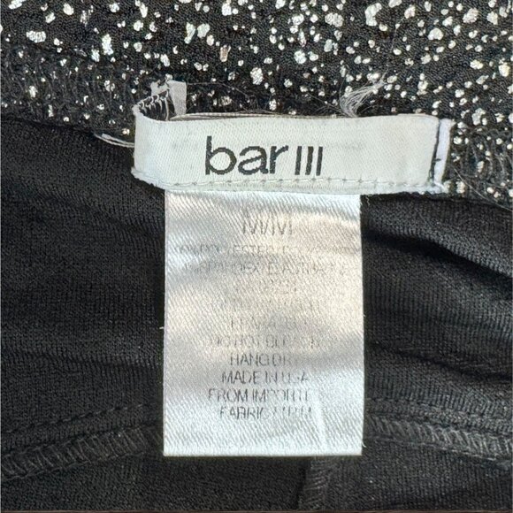 bar III Womens Metallic Shimmer Casual Ankle Leggings - Picture 5 of 5